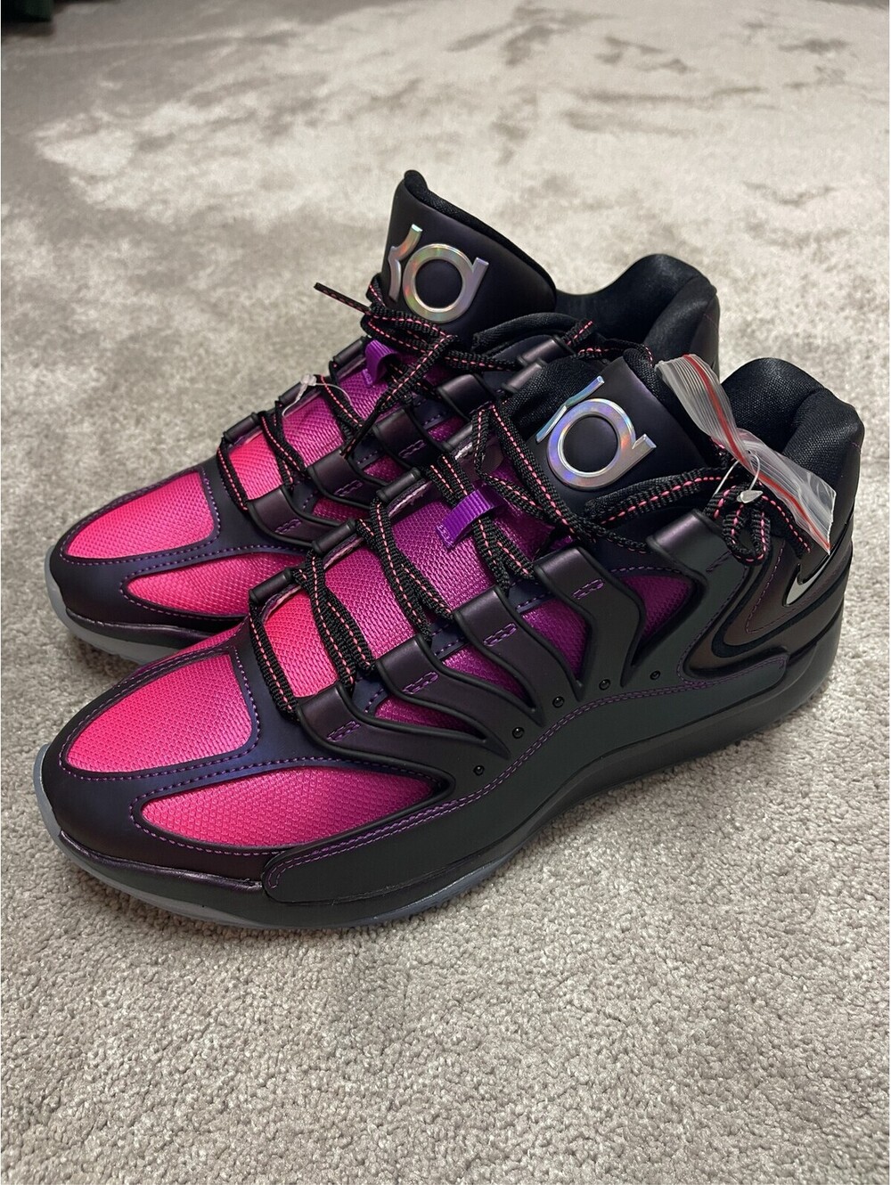 Nike KD 18 SE Eggplant Vivid Purple Hyper Pink Basketball Shoes Men's NEW 10.5